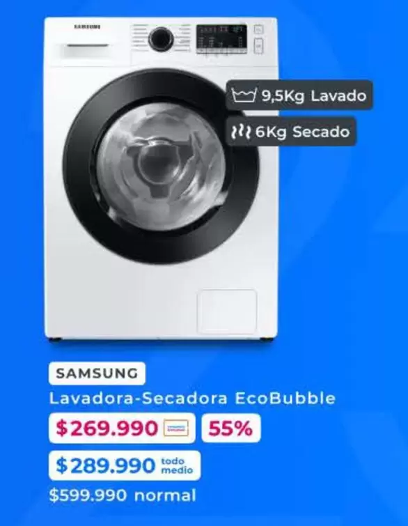 Samsung - Lavadora-Secadora EcoBubble
