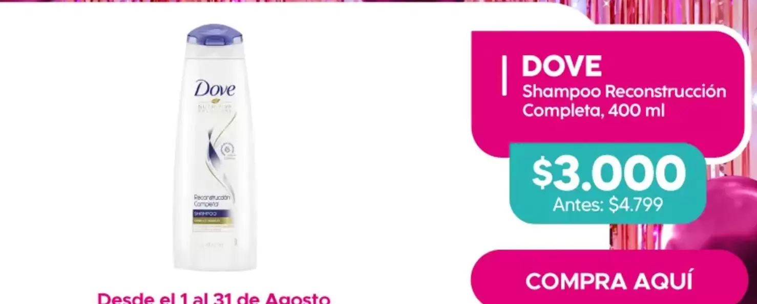Dove - Shampoo Reconstrucion Completa