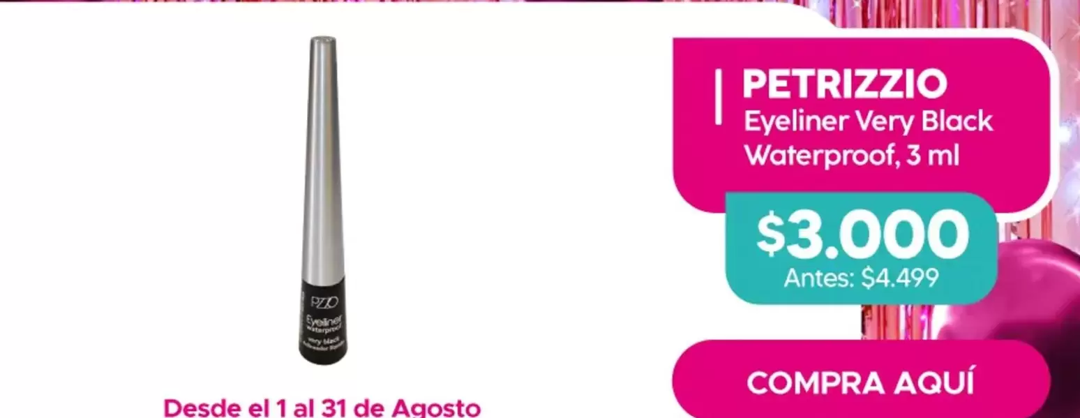 Petrizzio - Eyeliner Very Black Waterproof 3 Ml