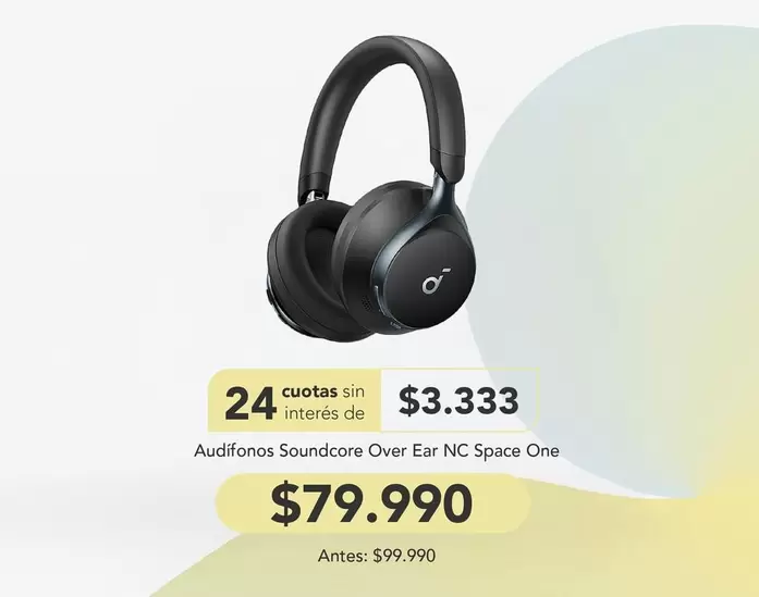 Audifonos Soundcore Over Nr Nc Space One