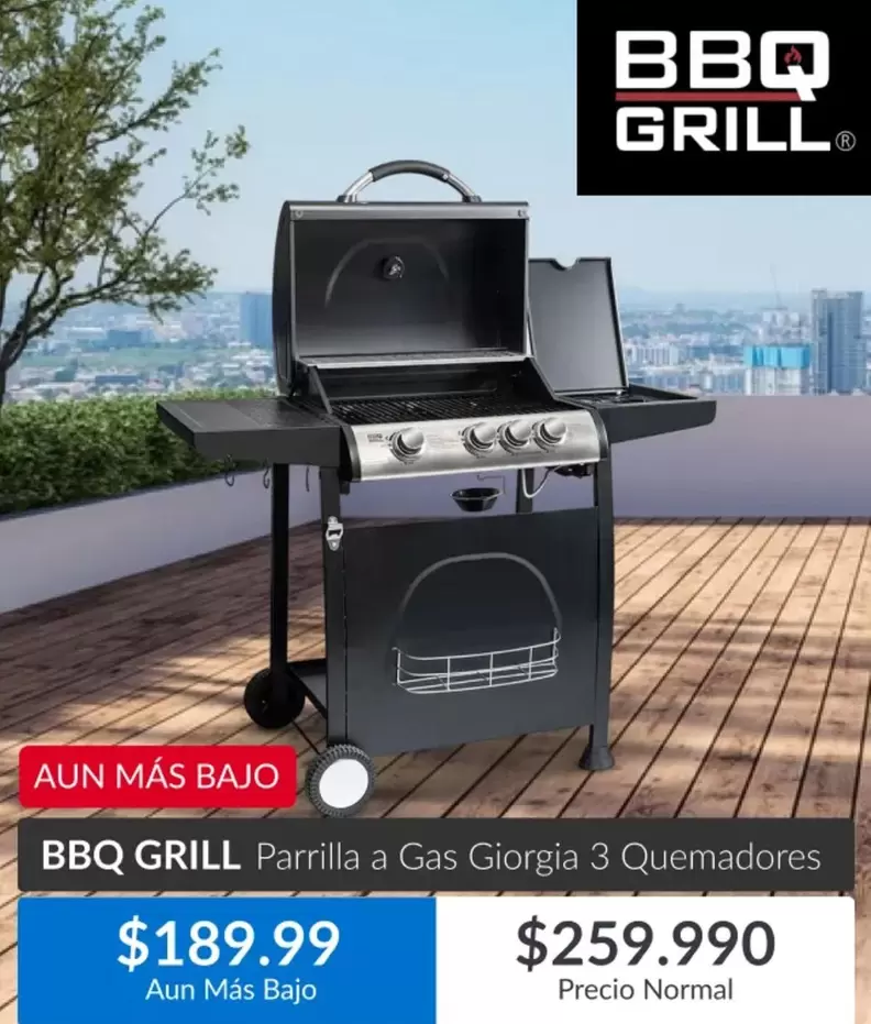 Bq - Bbq Grill Parrilla A Gas Giorgia 3 Quemadores