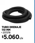 Tubo Drenaje 110 Mm