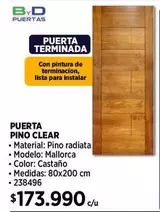 Clear - Puerta Pino