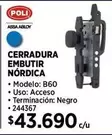 Cerradura Embutir Nordica