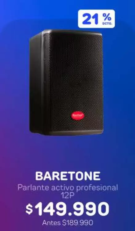 Parlante Activo Profesional 12p