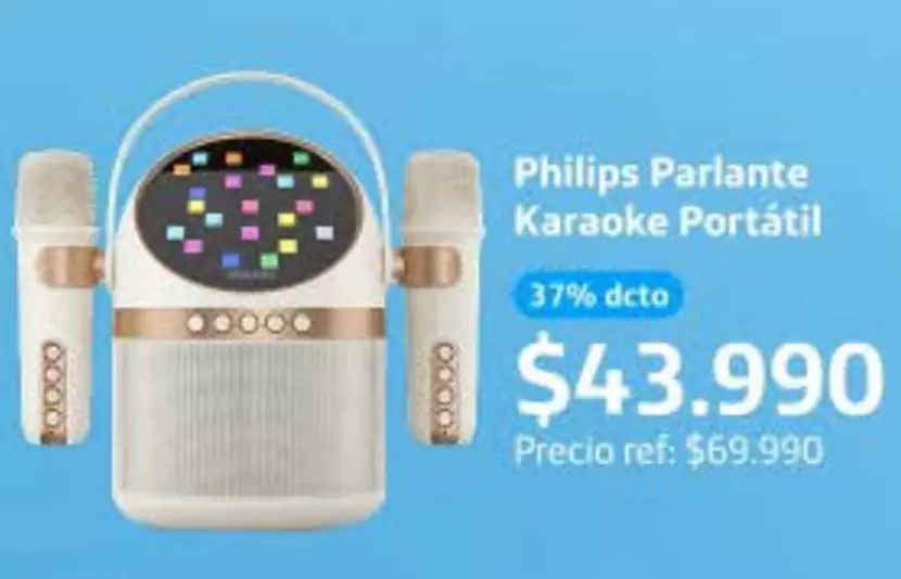 Philips - Parlante Karaoke Portatil