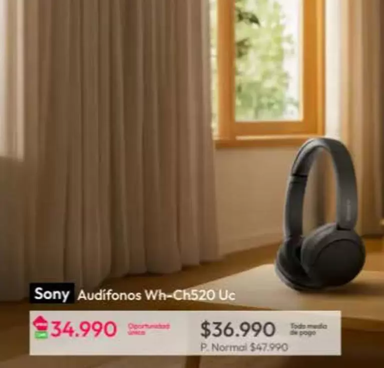 SONY - Audifonos Wh-ch520 Uc