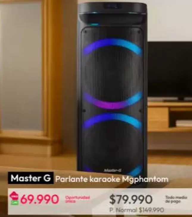 Master G Parlante Karaoke
