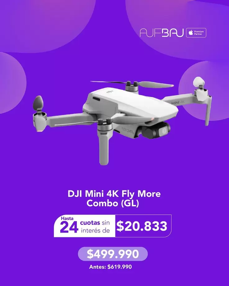 Mini 4k Fly More Combo (gl)