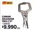 Hela - Caiman Soldador Tipo C 11"