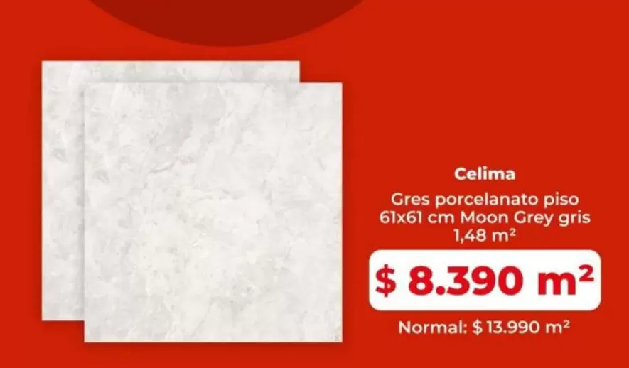 Cres Porcelanato Piso Gk61 Cm Moon Grey Gris