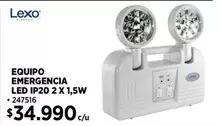 Equipo Emergencia Led IP20 2 X 1,5W