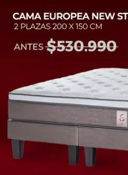 Cama Europea New St