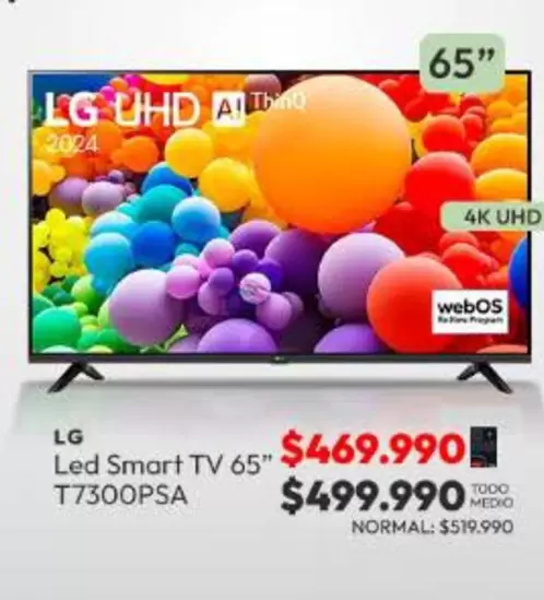 LG - Led Smart Tv 65" T7300PSA