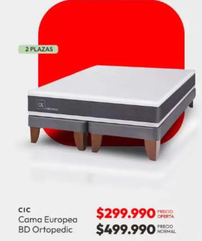 Cic - Cama Europea Bd Ortopedic