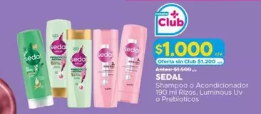 Sedal - Shampoo O Acondicionador
