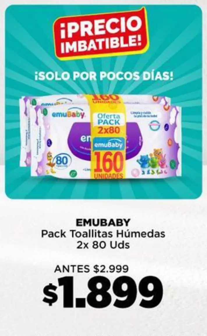 Emubaby - Pack Toallitas Humedas