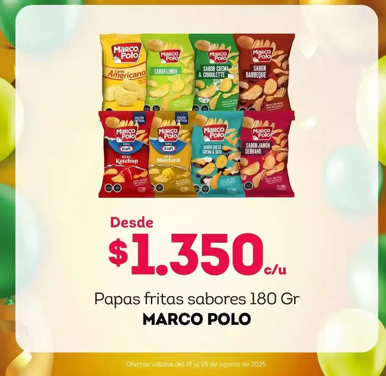 Marco Polo - Papas Fritas Sabores