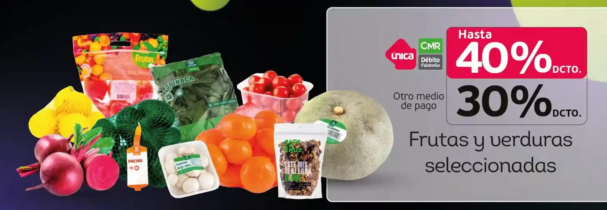 Falabella - Frutas y verduras seleccionadas