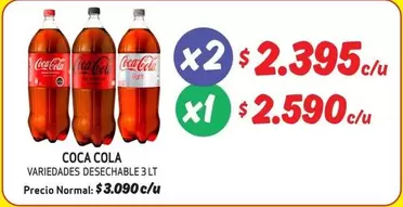 Coca Cola - Varieades Desechable