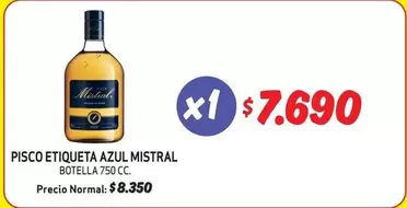 Minuto Azul - Pisco Etiqueta