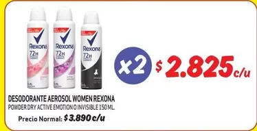 Rexona - Desodorante Aerosol
