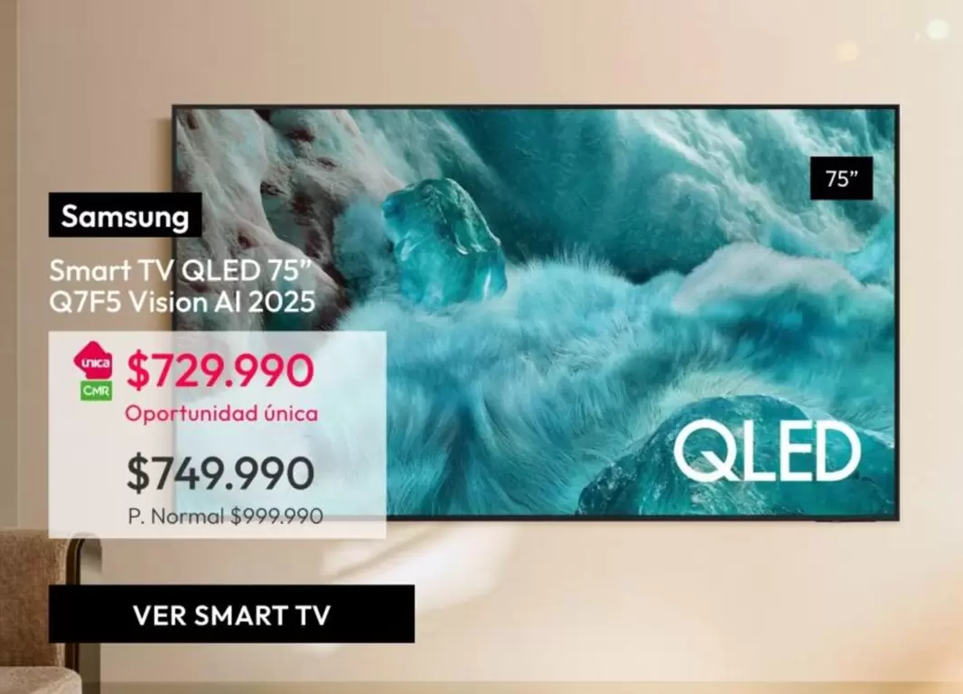 Samsung - Smart Tv Qled 75 Q775 Vision