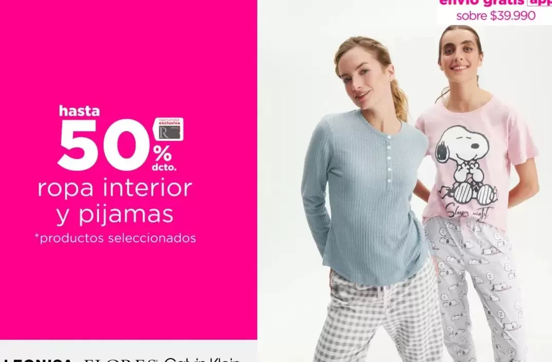 Ropa Interior Y Pijamas