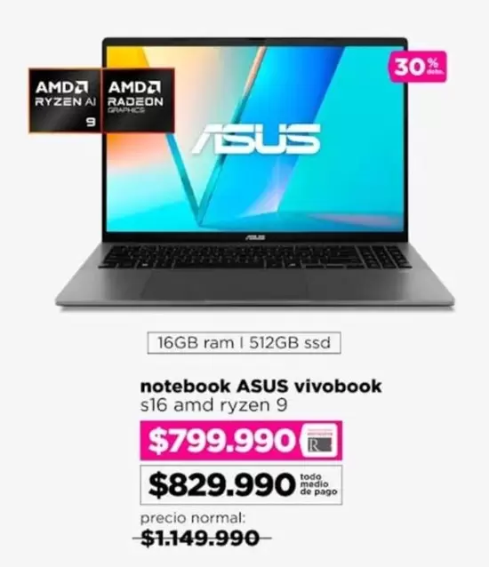 Asus - Notebook Vivobook