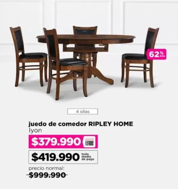 juedo de comedor Ripley home yon