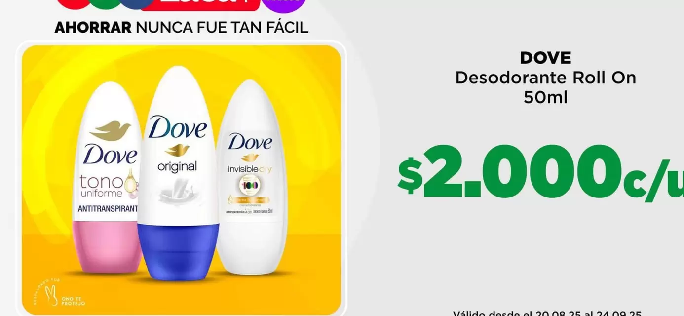 Dove - Desodorante Roll On