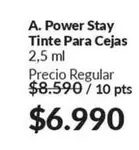 Power - A.  Stay Tinte Para Cejas