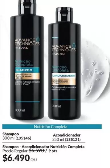 Advance Techniques - Shampoo Acondicionador Nutricion Completa