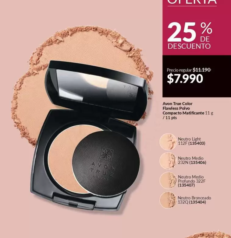 Avon True - Aron Tine Color Piavee Pedro Compacto