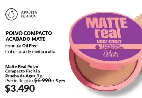 Colón - Polvo Compacto Acabado Mate