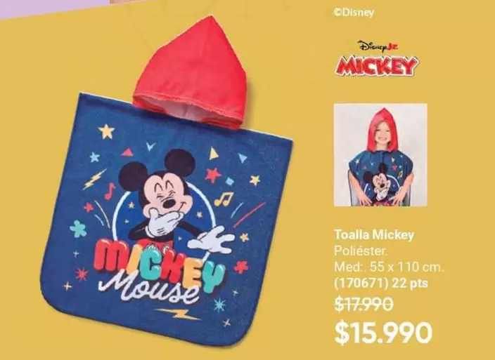 Disney - Toalla Mickey