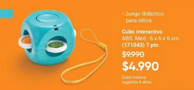 Cubo interactivo ABS