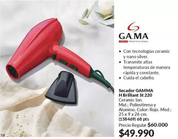 Ga.Ma - Secador Hbrillant St 220