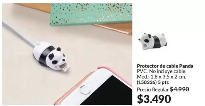 Panda - Protector De Cable