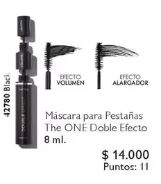 MÁSCRA PARA PESTAñas THE ONE DOBLE EFECT 8 ML