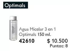 Optimals - Agua Micelar 3 En 1