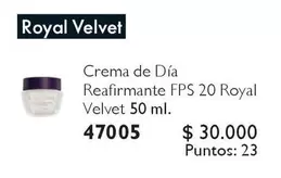 Royal - Crema De Día Reafirmante Fps 20  Velvet 50 Ml