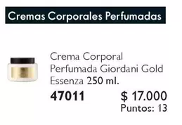Giordani - Crema Corporal Perfumada Gold Essenza