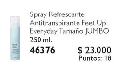 Jumbo - Spray Refrescante Antitranspirante Feet Up
