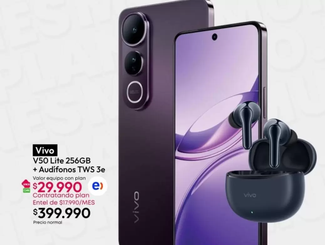 Vivo - V50 Lite 256GB + Audifonos TWS 3e