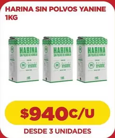 Harina Sin Polvos