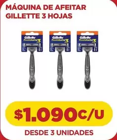 Gillette - Maquina De Afeitar 3 Hojas