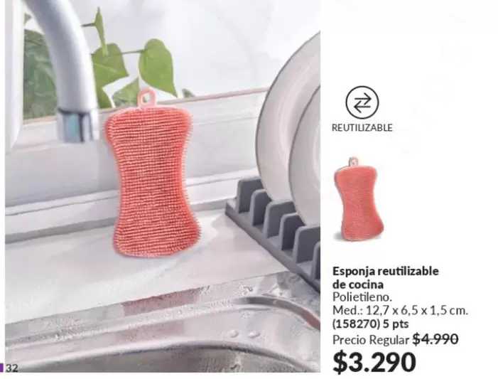 Esponja Reutilizable De Cocina