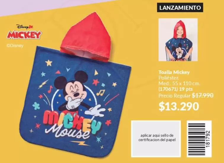 Disney - Toalla Mickey