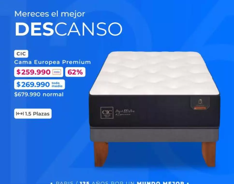 Cic - Cama Europea Premium